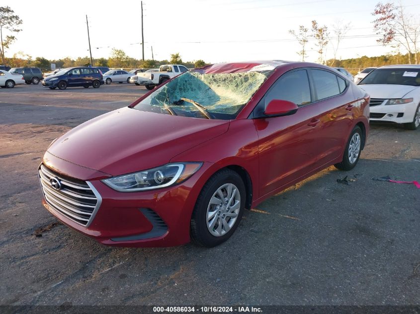 2017 Hyundai Elantra Se VIN: KMHD74LF1HU423416 Lot: 40586034