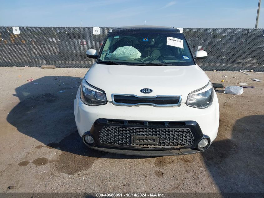 2016 Kia Soul + VIN: KNDJP3A54G7257210 Lot: 40586051