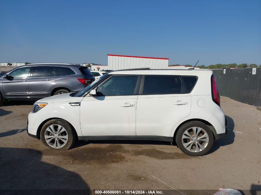 2016 Kia Soul + VIN: KNDJP3A54G7257210 Lot: 40586051