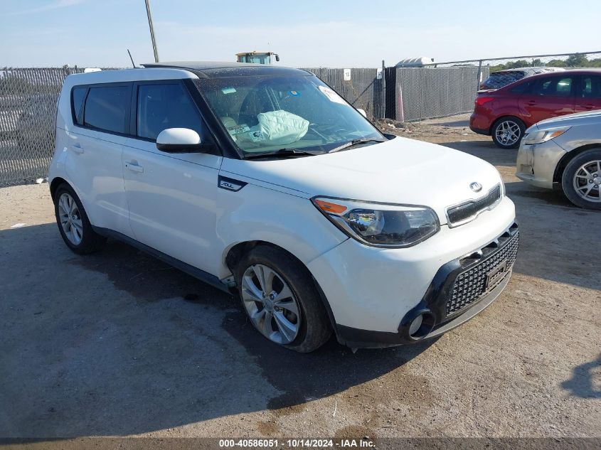 2016 Kia Soul + VIN: KNDJP3A54G7257210 Lot: 40586051