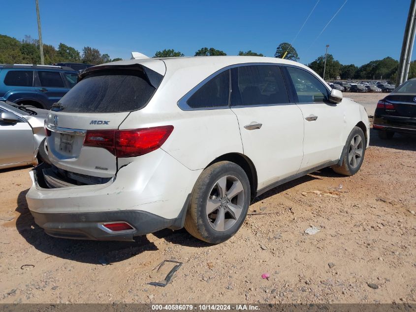 VIN 5FRYD4H21EB039952 2014 ACURA MDX no.4