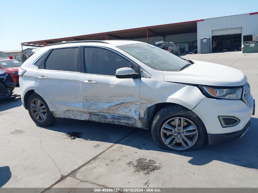 2015 Ford Edge Sel VIN: 2FMTK4J86FBB82793 Lot: 40586127