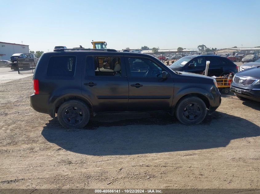 2013 Honda Pilot Lx VIN: 5FNYF3H2XDB044099 Lot: 40586141