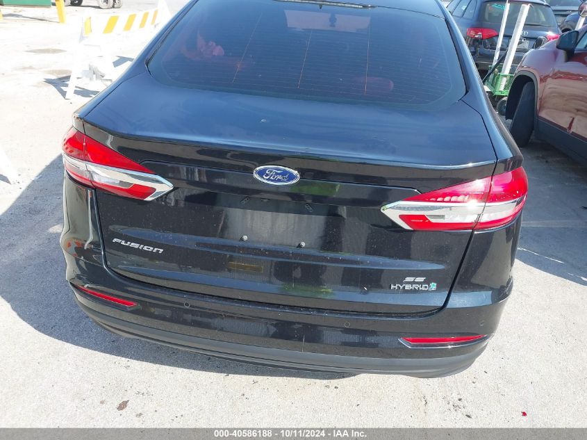 3FA6P0LU9KR120098 2019 Ford Fusion Hybrid Se