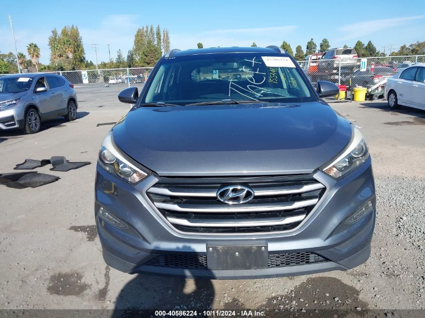 2018 Hyundai Tucson Limited/Sport And Eco/Se VIN: KM8J33A40JU597431 Lot: 40586224