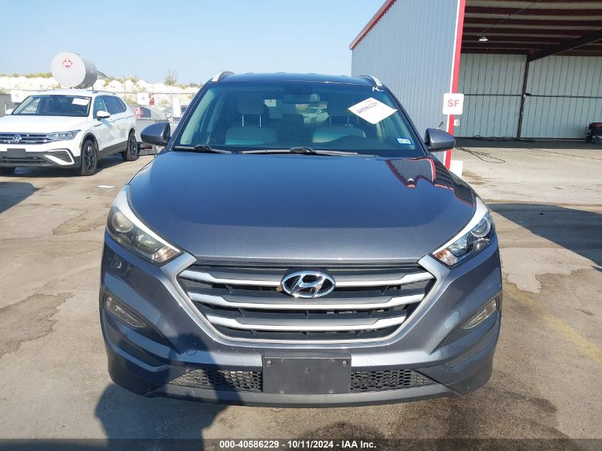 2018 Hyundai Tucson Sel VIN: KM8J3CA46JU598678 Lot: 40586229