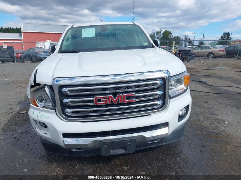 2018 GMC Canyon Slt VIN: 1GTG6DEN7J1301692 Lot: 40586236