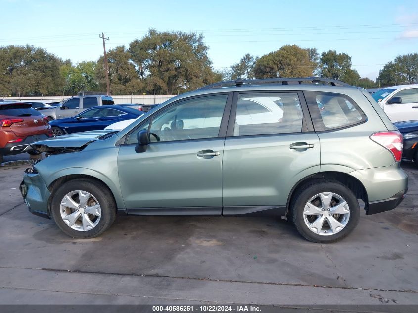 2015 Subaru Forester 2.5I VIN: JF2SJABC7FH503488 Lot: 40586251