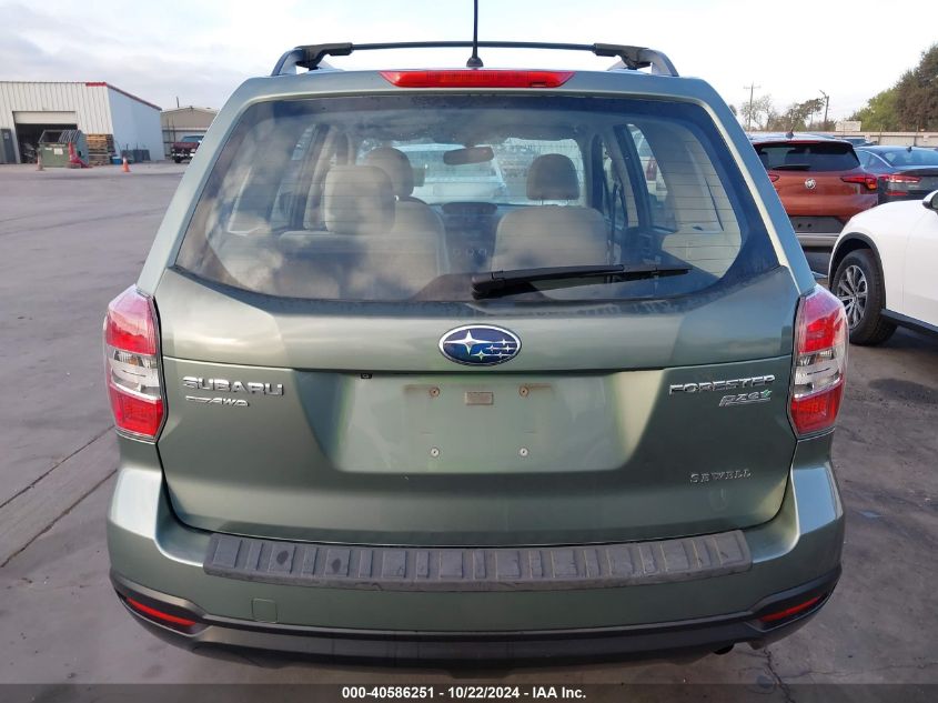 2015 Subaru Forester 2.5I VIN: JF2SJABC7FH503488 Lot: 40586251