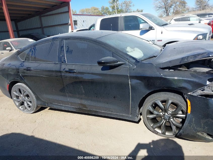 2015 Chrysler 200 S VIN: 1C3CCCDG9FN589191 Lot: 40586259