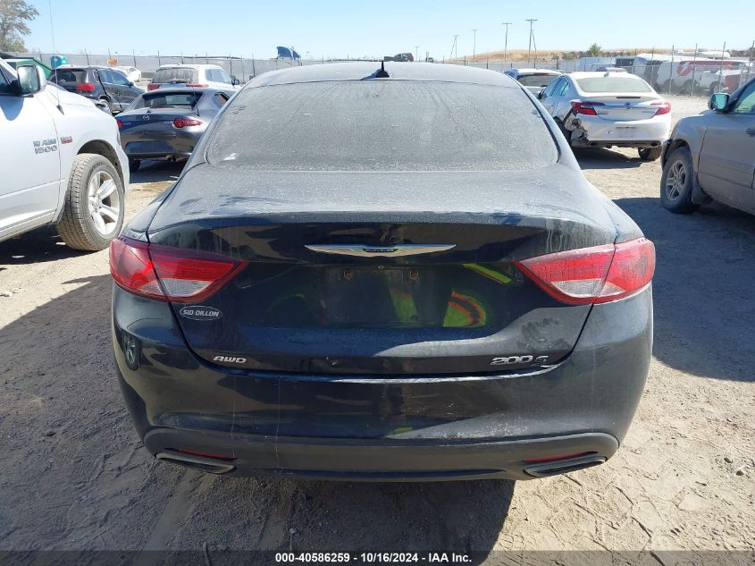 2015 Chrysler 200 S VIN: 1C3CCCDG9FN589191 Lot: 40586259