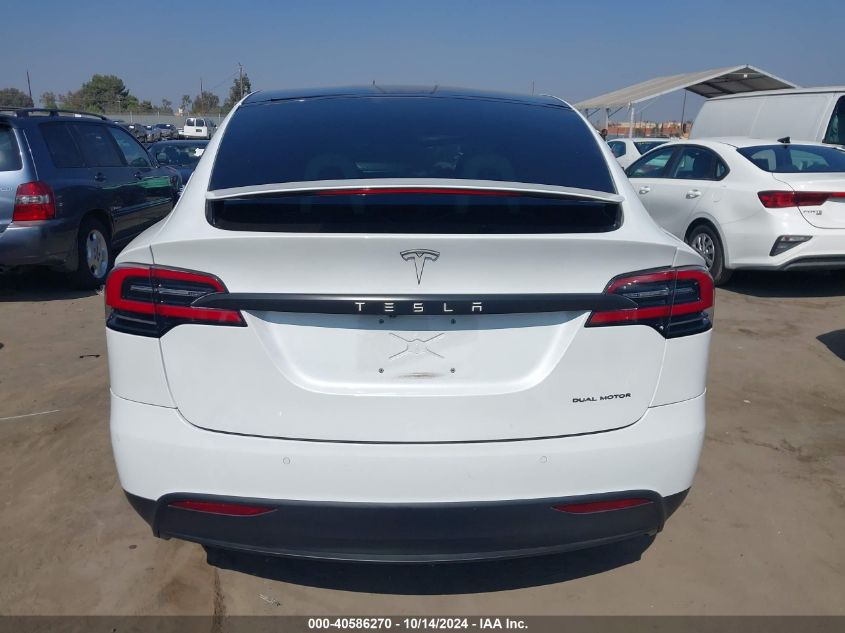 2019 Tesla Model X 100D/75D/Long Range VIN: 5YJXCBE22KF180212 Lot: 40586270