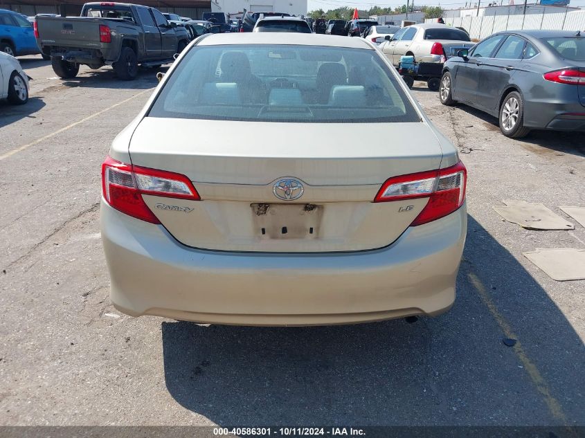 4T4BF1FK9CR168787 2012 Toyota Camry Le