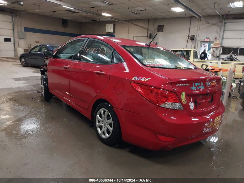 2014 Hyundai Accent Gls VIN: KMHCT4AE7EU675166 Lot: 40586344