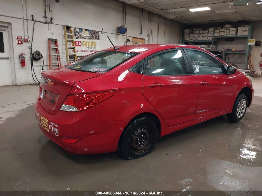 2014 Hyundai Accent Gls VIN: KMHCT4AE7EU675166 Lot: 40586344