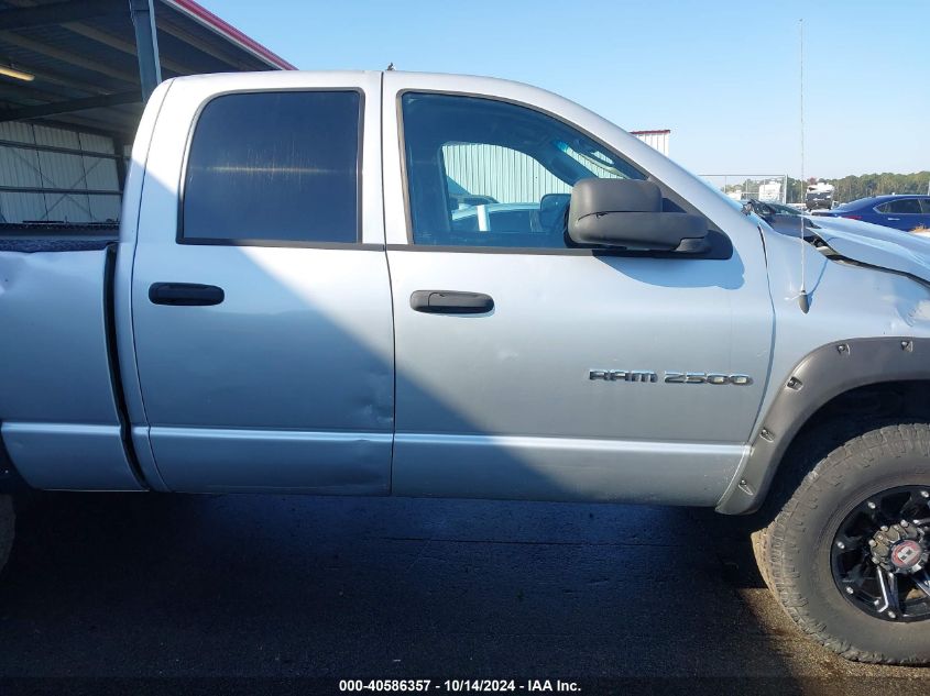 2003 Dodge Ram 2500 Slt/Laramie/St VIN: 3D7KU28D73G797238 Lot: 40586357