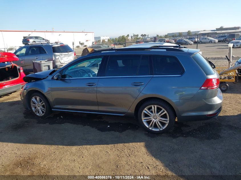 2015 Volkswagen Golf Sportwagen Tdi Se 4-Door VIN: 3VWCA7AU3FM517901 Lot: 40586376