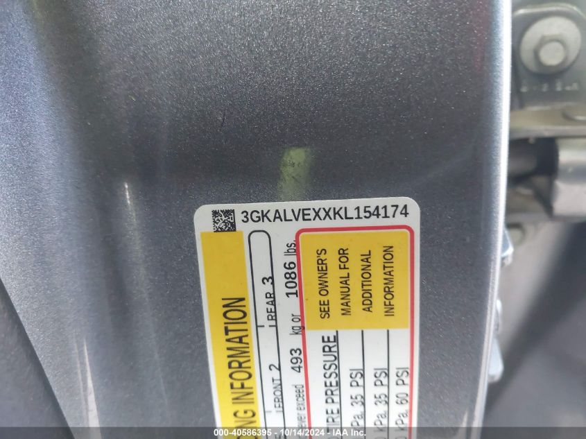 2019 GMC TERRAIN VIN: 3GKALVEXXKL154174