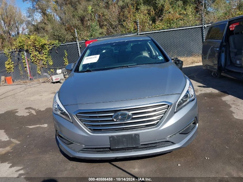 2015 Hyundai Sonata Se VIN: 5NPE24AF7FH005962 Lot: 40586458