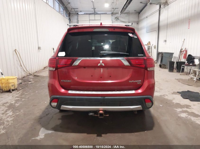 2018 Mitsubishi Outlander Sel VIN: JA4AZ3A34JZ005696 Lot: 40586500