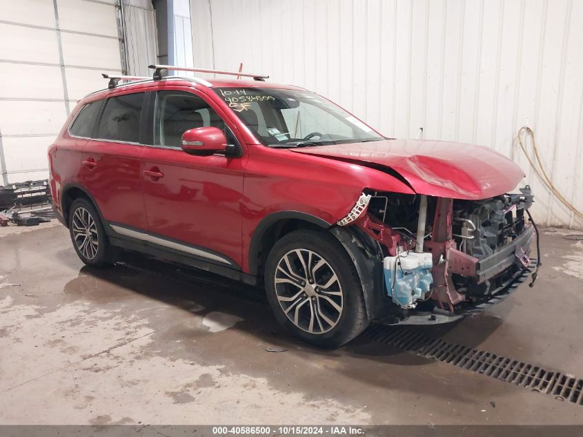 2018 Mitsubishi Outlander Sel VIN: JA4AZ3A34JZ005696 Lot: 40586500