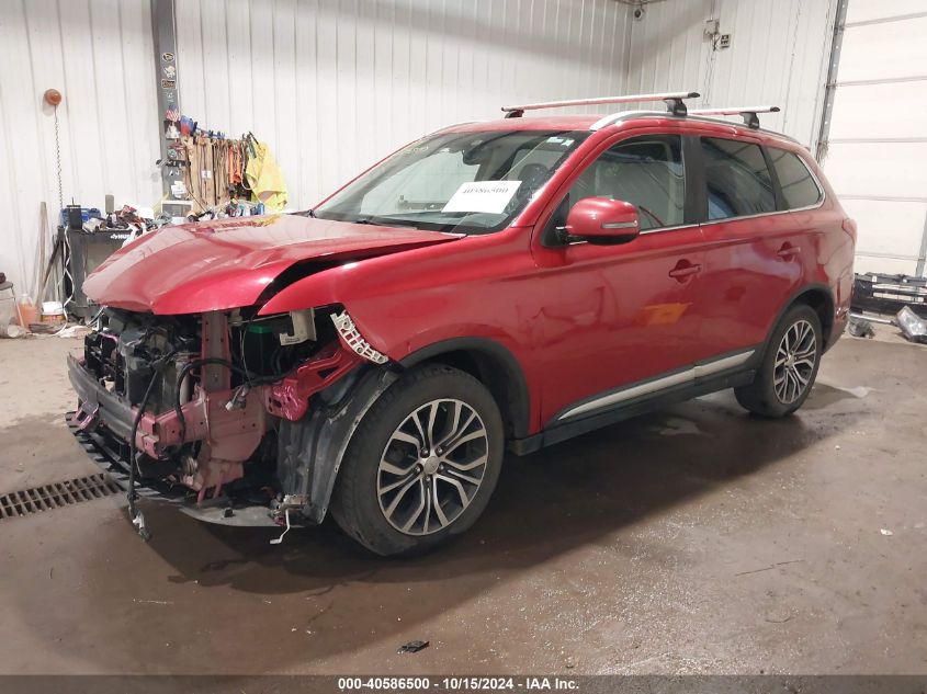 2018 Mitsubishi Outlander Sel VIN: JA4AZ3A34JZ005696 Lot: 40586500