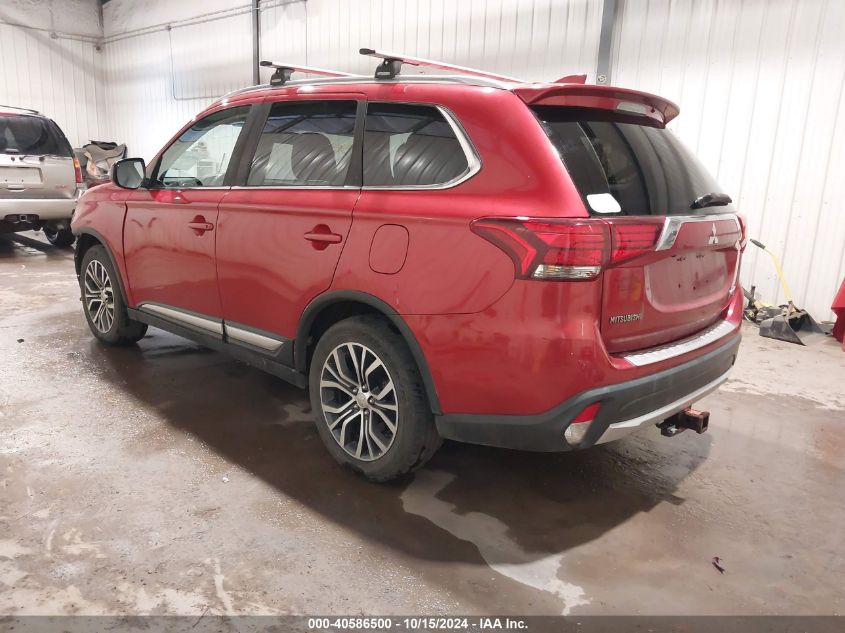 2018 Mitsubishi Outlander Sel VIN: JA4AZ3A34JZ005696 Lot: 40586500