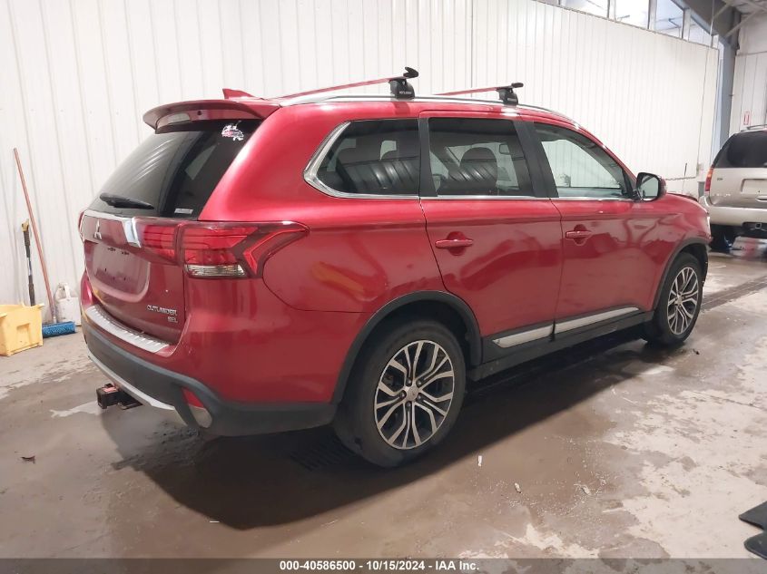 2018 Mitsubishi Outlander Sel VIN: JA4AZ3A34JZ005696 Lot: 40586500