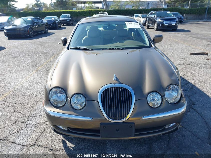 2001 Jaguar S-Type 3.0L V6 VIN: SAJDA01N11FM03722 Lot: 40586507