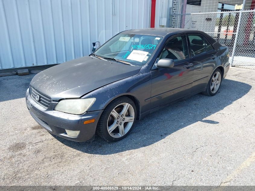 2003 Lexus Is 300 Base W/5-Speed Manual VIN: JTHBD192X30069658 Lot: 40586529