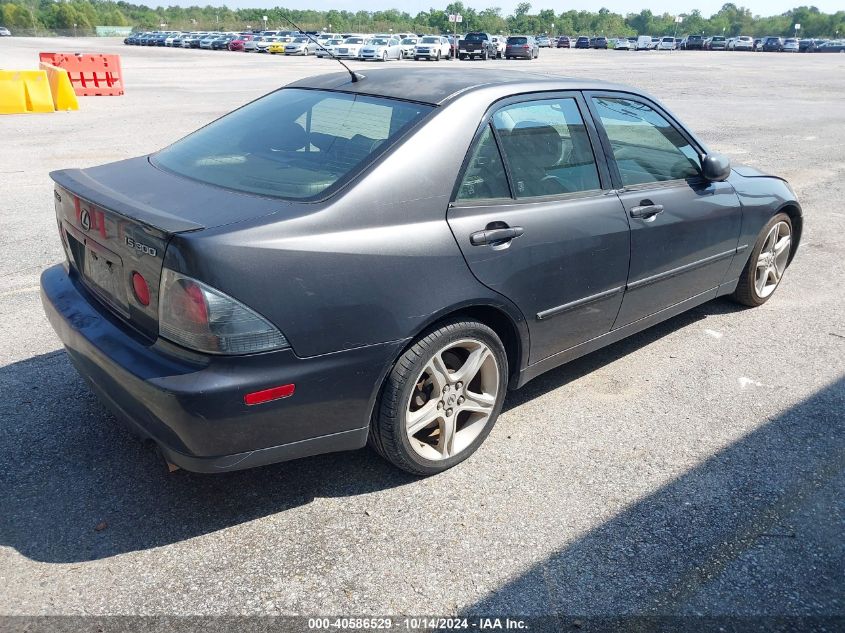 2003 Lexus Is 300 Base W/5-Speed Manual VIN: JTHBD192X30069658 Lot: 40586529