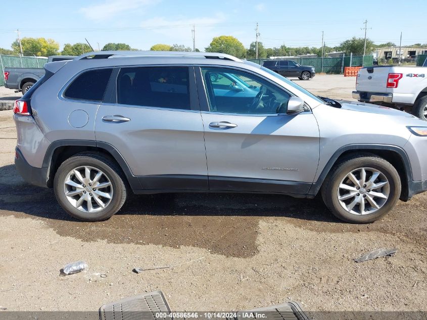 2014 Jeep Cherokee Limited VIN: 1C4PJMDS9EW109222 Lot: 40586546