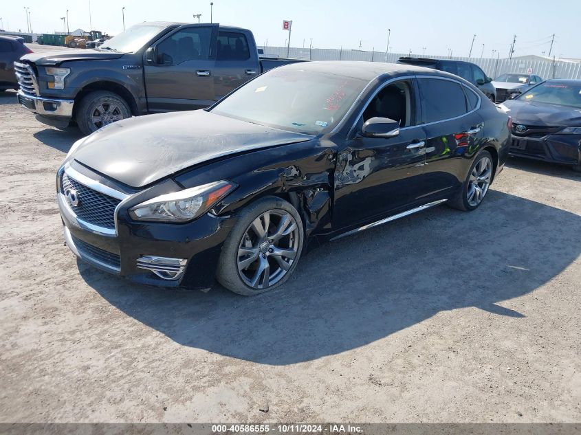 2016 Infiniti Q70L 3.7 VIN: JN1BY1PP1GM630724 Lot: 40586555