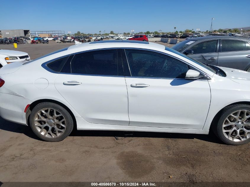 2015 Chrysler 200 C VIN: 1C3CCCCG9FN726485 Lot: 40586570