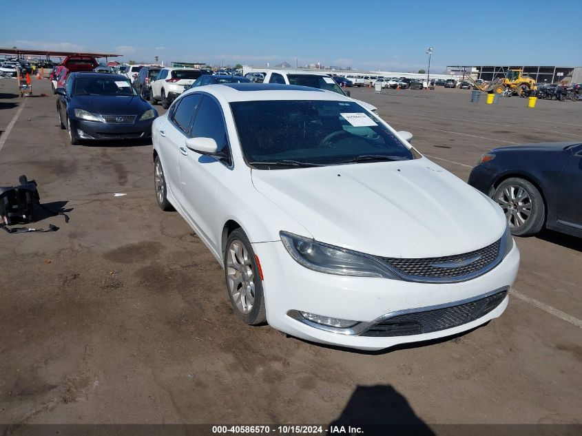 2015 Chrysler 200 C VIN: 1C3CCCCG9FN726485 Lot: 40586570