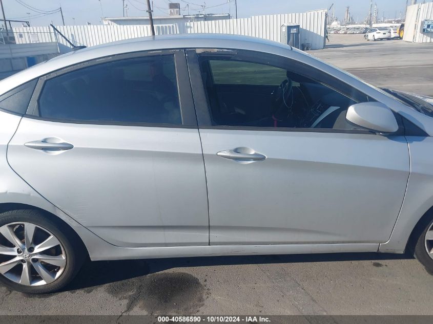 2013 Hyundai Accent Gls VIN: KMHCU4AE6DU481997 Lot: 40586590