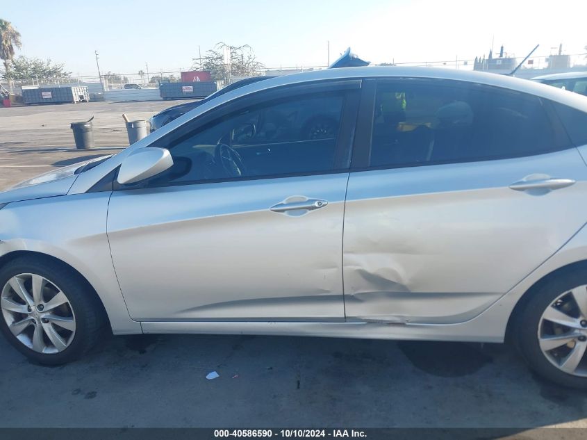 2013 Hyundai Accent Gls VIN: KMHCU4AE6DU481997 Lot: 40586590