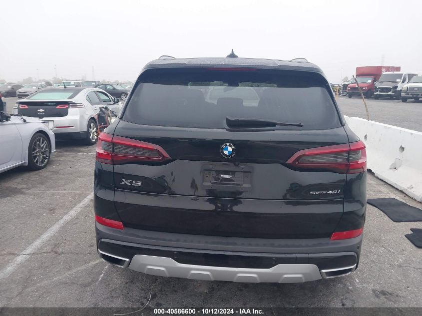 2021 BMW X5 Sdrive40I VIN: 5UXCR4C05M9G12865 Lot: 40586600