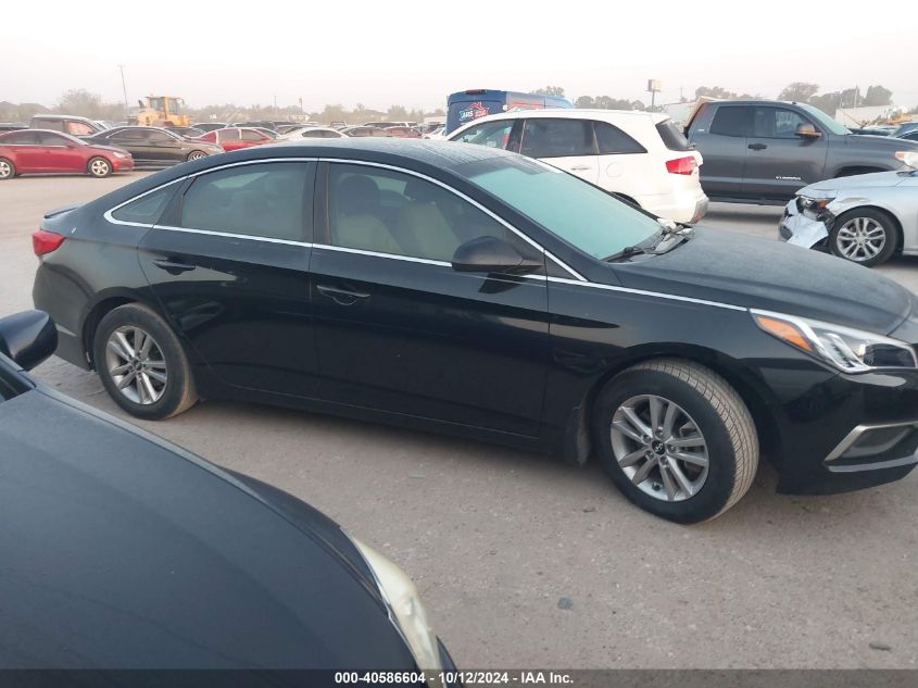 2017 Hyundai Sonata Se VIN: 5NPE24AF9HH448603 Lot: 40586604