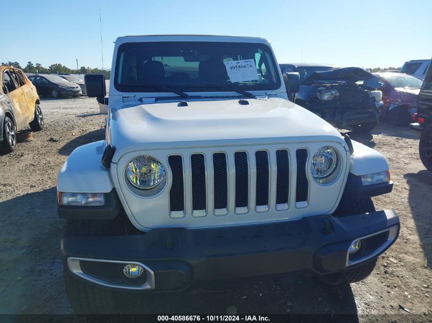 2022 Jeep Wrangler Unlimited Sahara 4X4 VIN: 1C4HJXEG7NW118355 Lot: 40586676