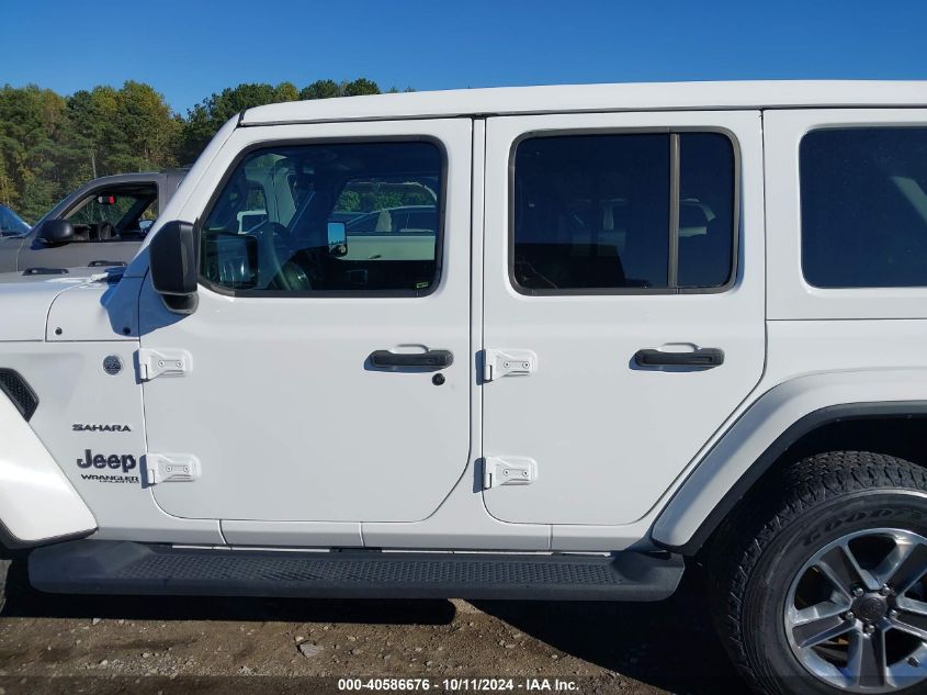 2022 Jeep Wrangler Unlimited Sahara 4X4 VIN: 1C4HJXEG7NW118355 Lot: 40586676