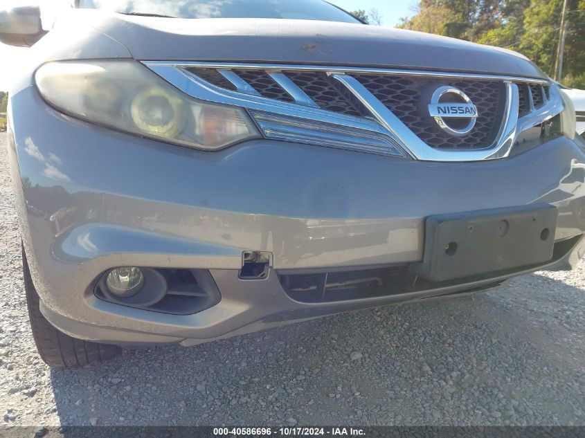 2012 Nissan Murano Sl VIN: JN8AZ1MW4CW226546 Lot: 40586696