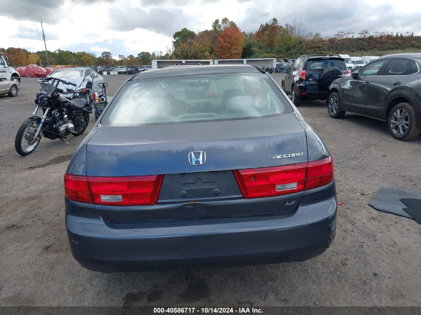 2005 Honda Accord 2.4 Lx VIN: 1HGCM56415A144524 Lot: 40586717