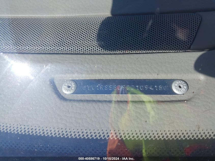 2002 Volvo S60 2.4T VIN: YV1RS58D922109418 Lot: 40586719