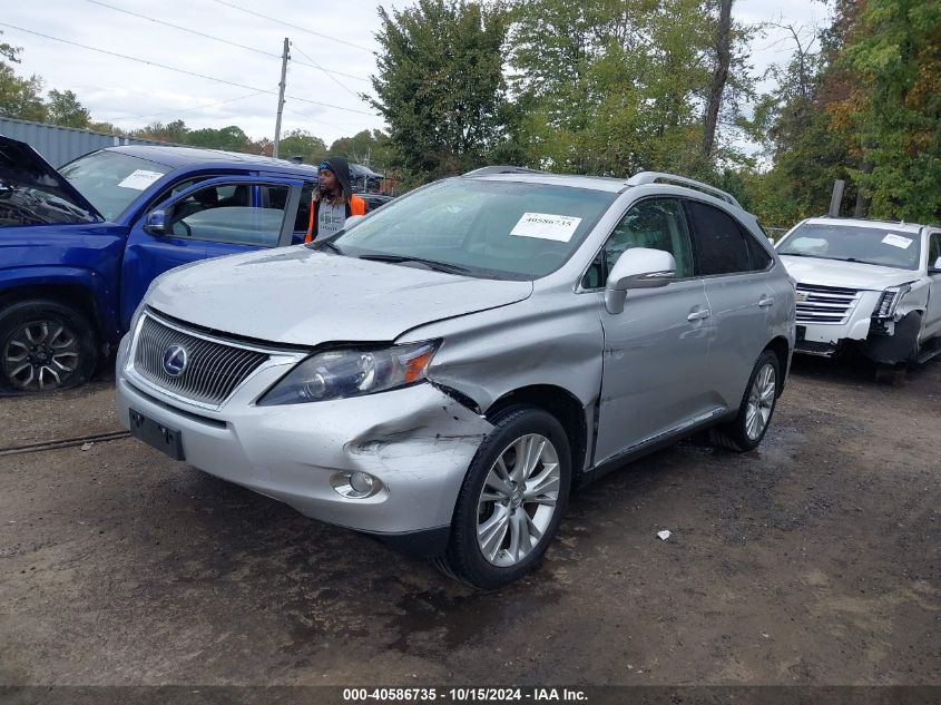 2010 Lexus Rx 450H VIN: JTJBC1BA9A2009648 Lot: 40586735