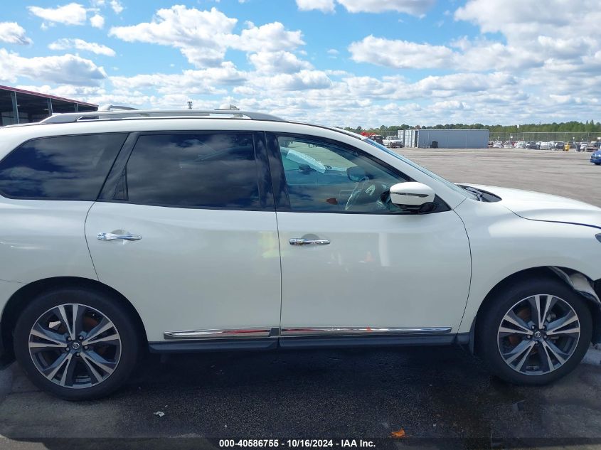 2019 Nissan Pathfinder Platinum VIN: 5N1DR2MN8KC637322 Lot: 40586755