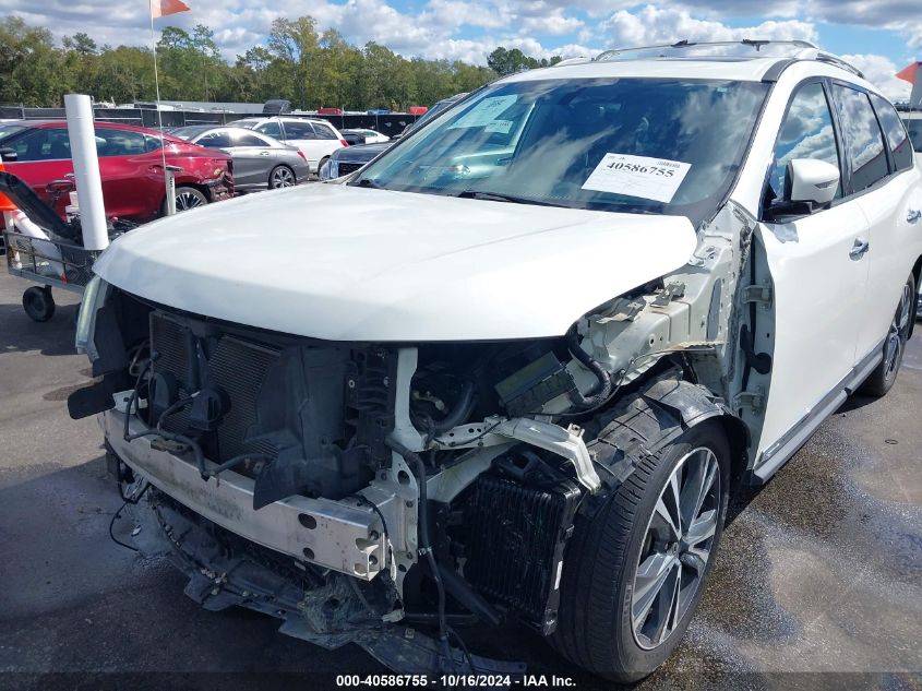 2019 Nissan Pathfinder Platinum VIN: 5N1DR2MN8KC637322 Lot: 40586755