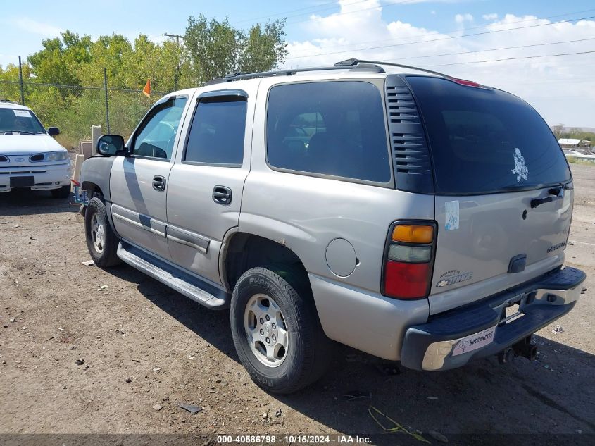 2004 Chevrolet Tahoe Ls VIN: 1GNEK13ZX4J294756 Lot: 40586798