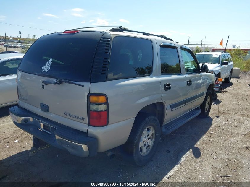 2004 Chevrolet Tahoe Ls VIN: 1GNEK13ZX4J294756 Lot: 40586798