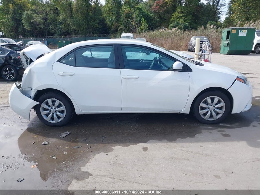 2016 TOYOTA COROLLA LE - 2T1BURHE6GC494835